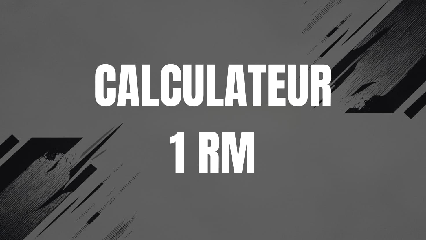 calculateur 1 rm