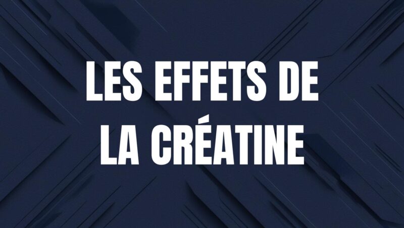 effets creatine